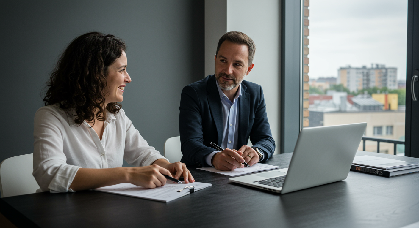 Illustration éditoriale pour Leadership et Management: Construire des Équipes Performantes
